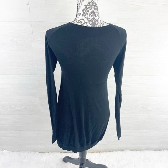 Wilfred Aritzia Scoop Neck Bubble Hem Long Sleeve Tunic - Picture 4 of 7